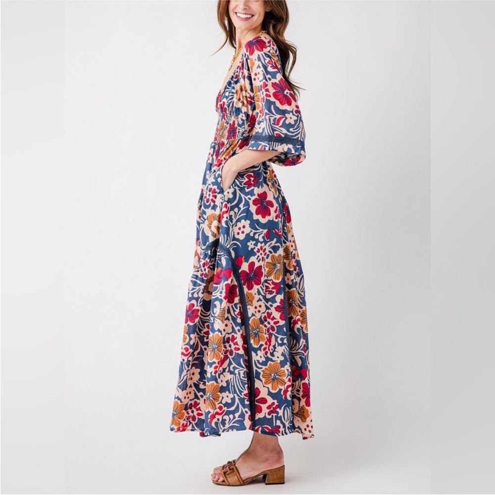 Free People Dixie Printed Floral Maxi Dress - Picture 5 of 9